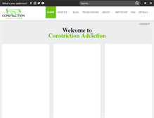 Tablet Screenshot of constrictionaddiction.com